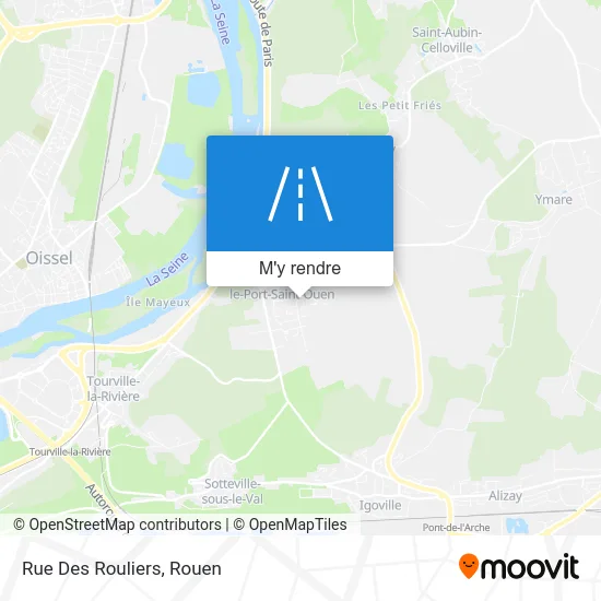 Rue Des Rouliers plan