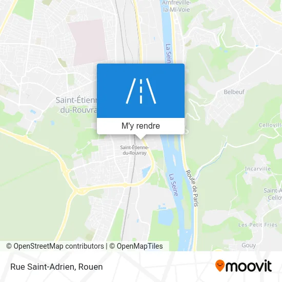 Rue Saint-Adrien plan