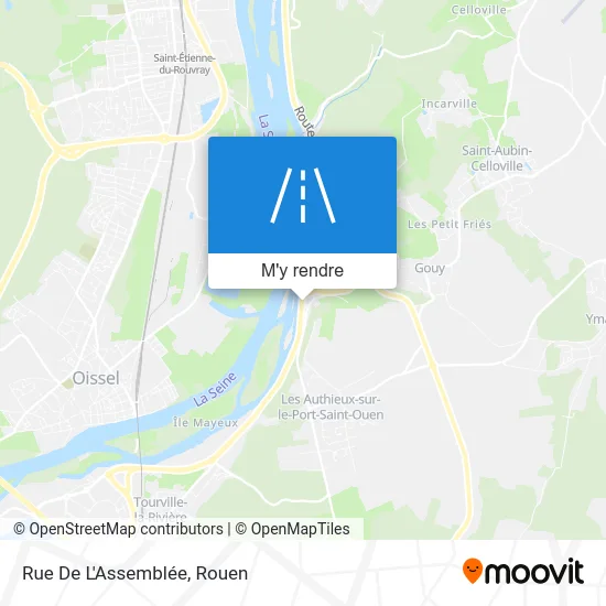 Rue De L'Assemblée plan