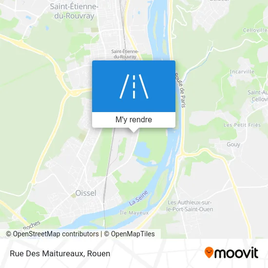 Rue Des Maitureaux plan