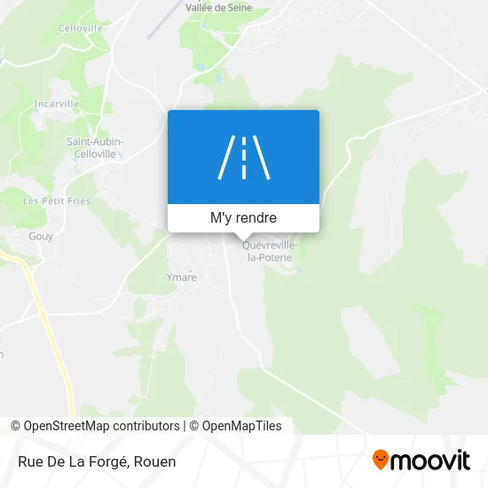 Rue De La Forgé plan