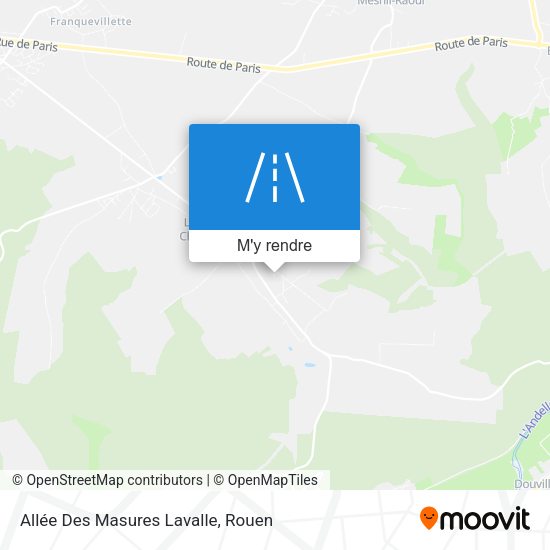Allée Des Masures Lavalle plan