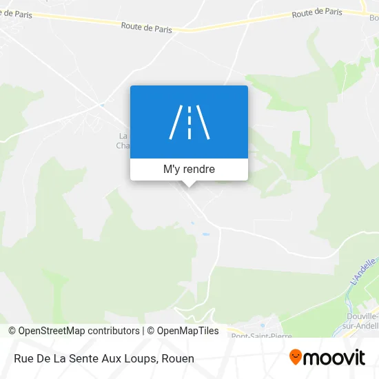 Rue De La Sente Aux Loups plan