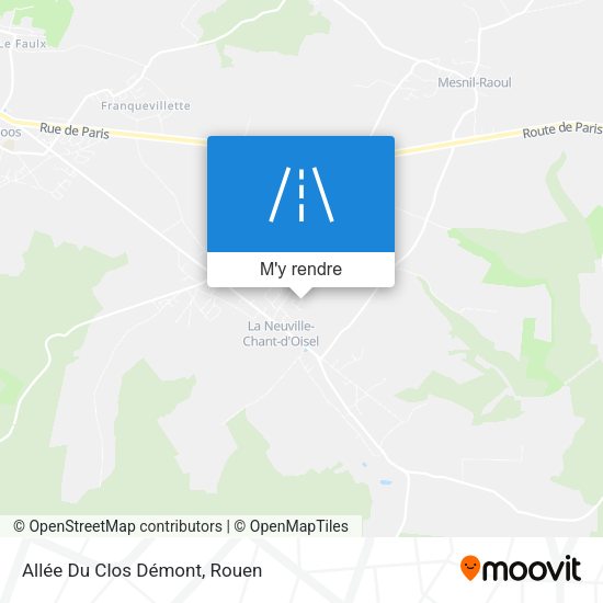 Allée Du Clos Démont plan