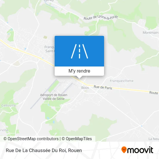 Rue De La Chaussée Du Roi plan