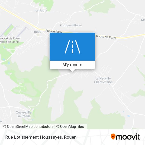 Rue Lotissement Houssayes plan