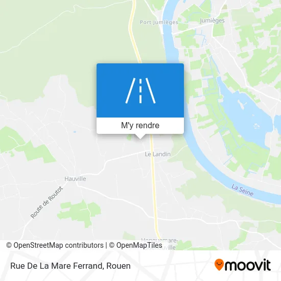 Rue De La Mare Ferrand plan