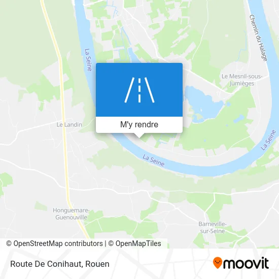 Route De Conihaut plan