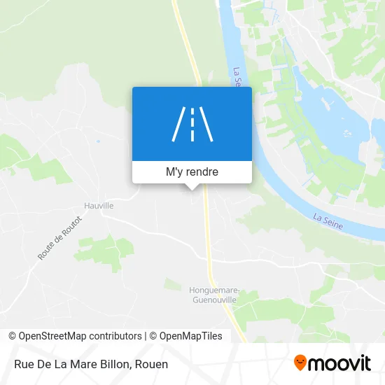 Rue De La Mare Billon plan