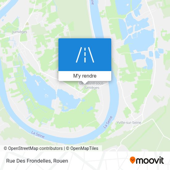 Rue Des Frondelles plan