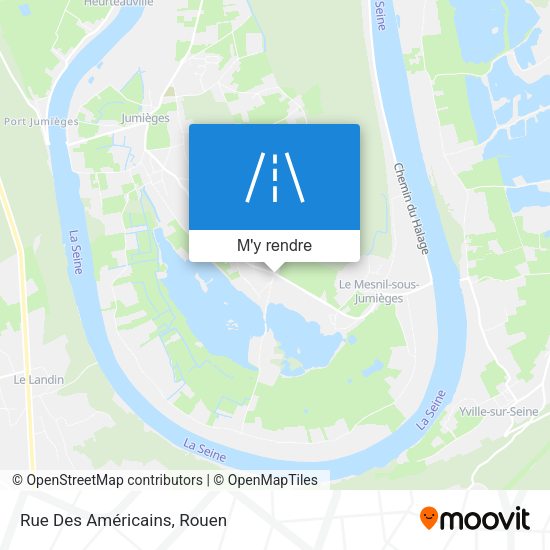 Rue Des Américains plan