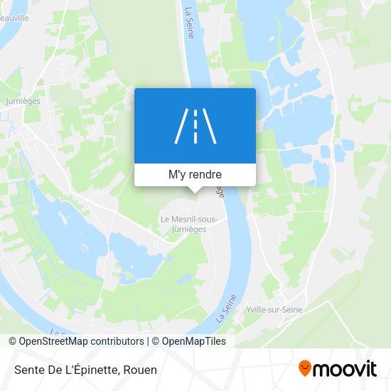Sente De L'Épinette plan