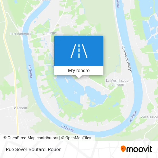 Rue Sever Boutard plan