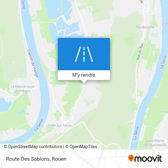 Route Des Sablons plan