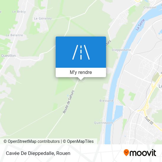 Cavée De Dieppedalle plan