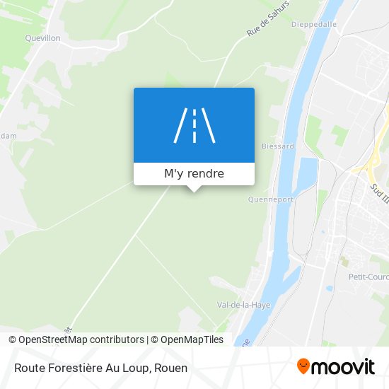 Route Forestière Au Loup plan
