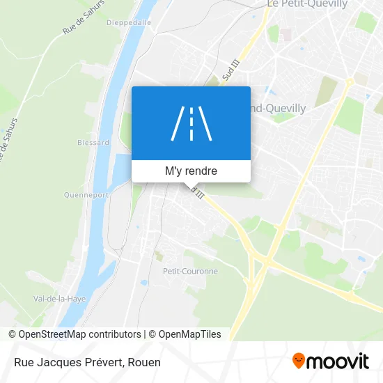 Rue Jacques Prévert plan