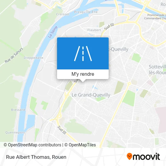 Rue Albert Thomas plan