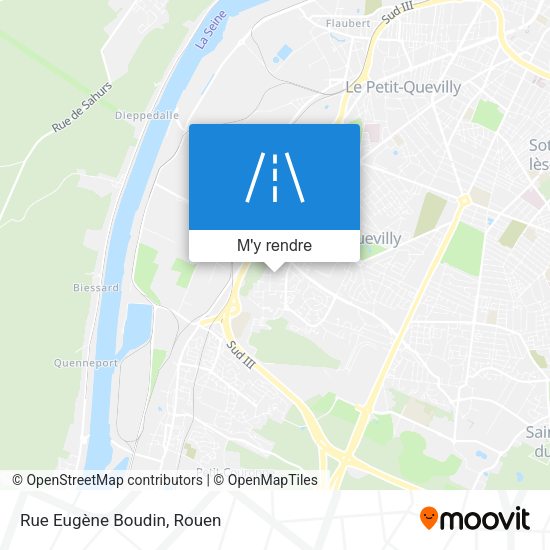 Rue Eugène Boudin plan