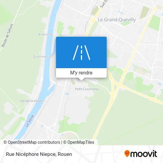 Rue Nicéphore Niepce plan