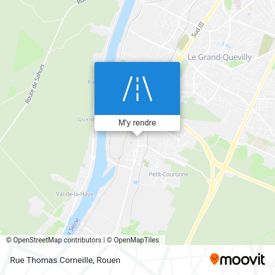 Rue Thomas Corneille plan