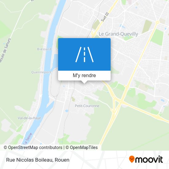 Rue Nicolas Boileau plan