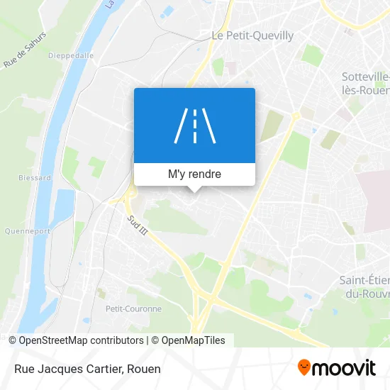 Rue Jacques Cartier plan