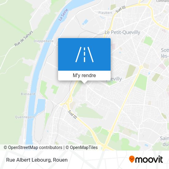 Rue Albert Lebourg plan