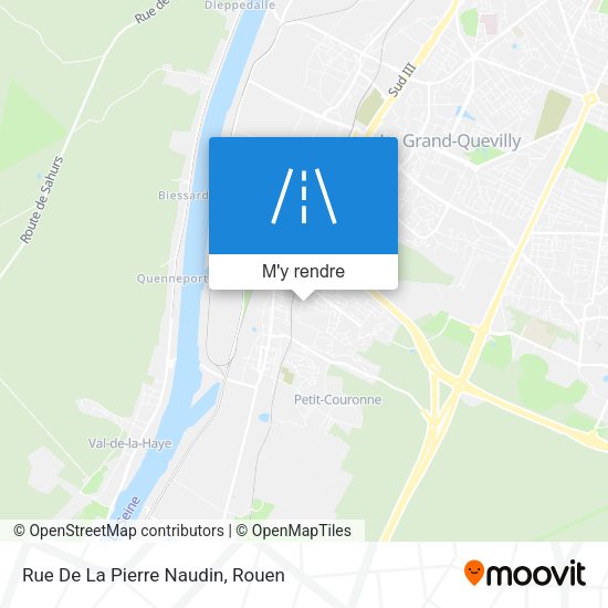 Rue De La Pierre Naudin plan