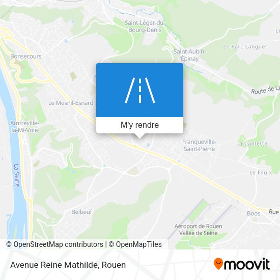Avenue Reine Mathilde plan