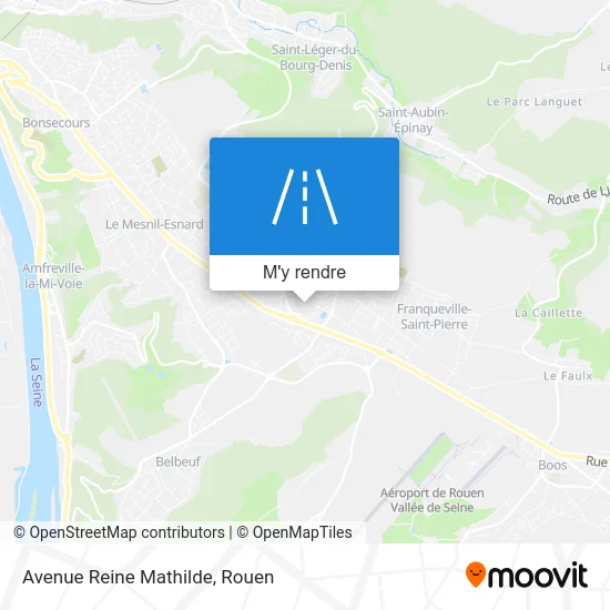 Avenue Reine Mathilde plan