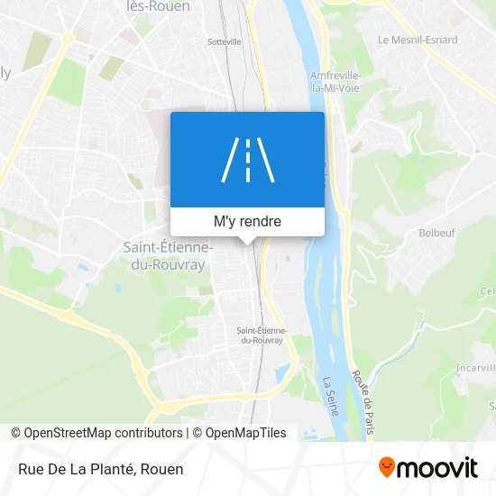 Rue De La Planté plan