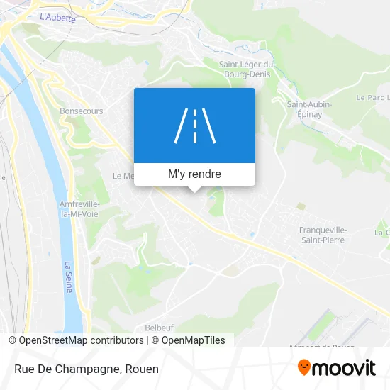 Rue De Champagne plan