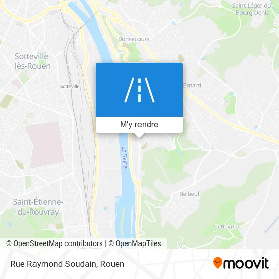 Rue Raymond Soudain plan