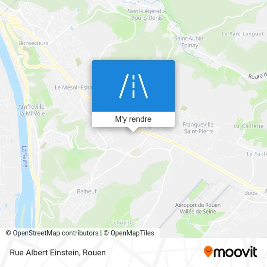 Rue Albert Einstein plan