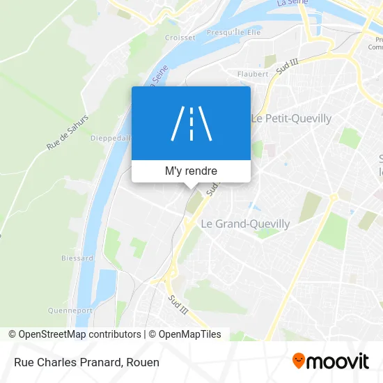 Rue Charles Pranard plan