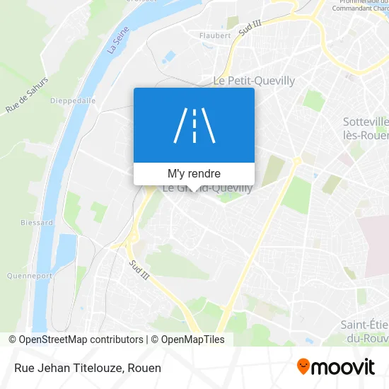 Rue Jehan Titelouze plan