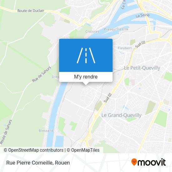 Rue Pierre Corneille plan