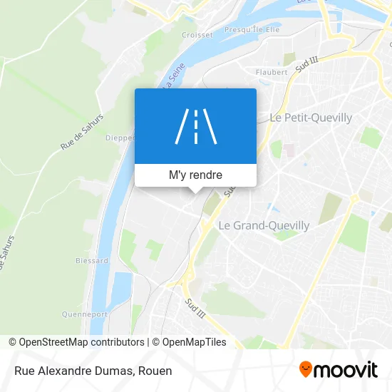 Rue Alexandre Dumas plan