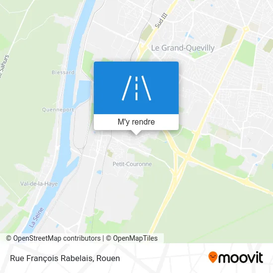 Rue François Rabelais plan