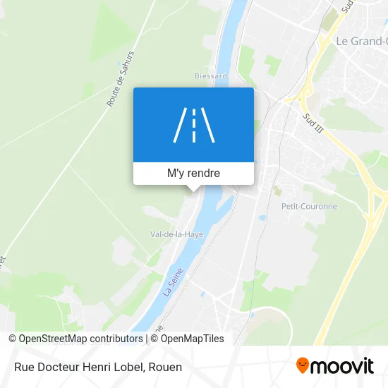 Rue Docteur Henri Lobel plan