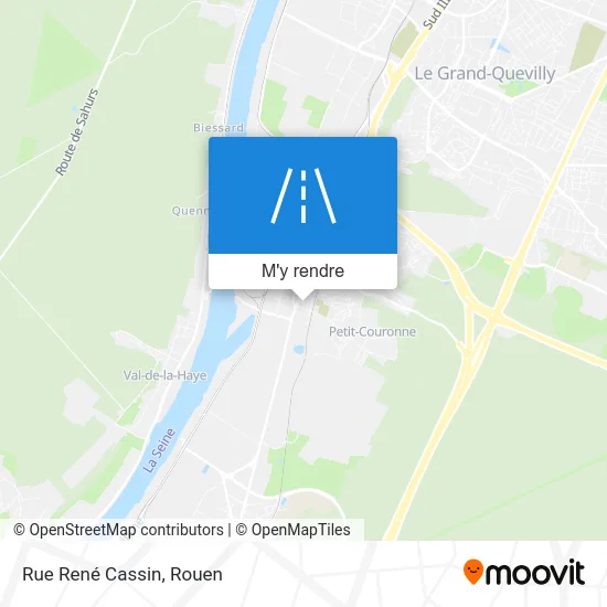 Rue René Cassin plan