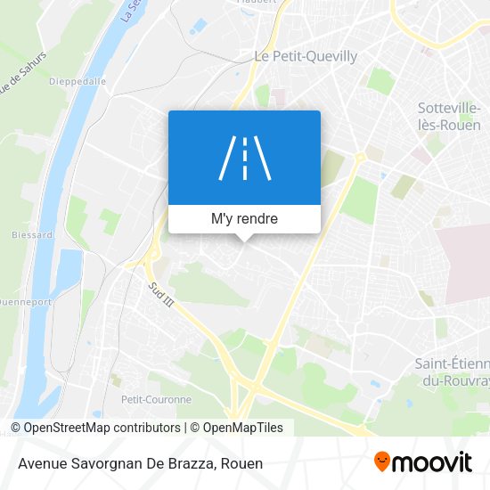 Avenue Savorgnan De Brazza plan
