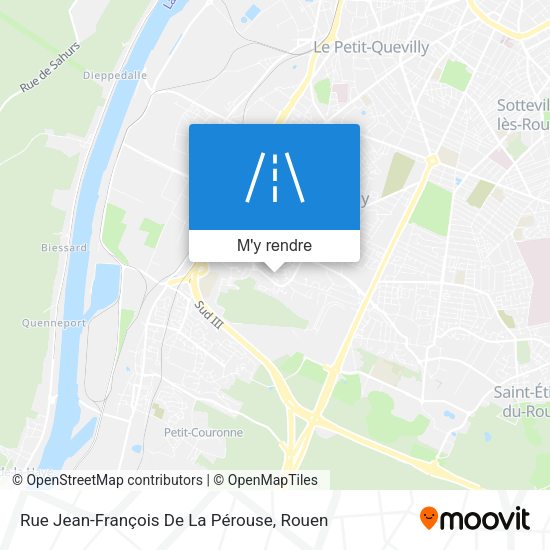 Rue Jean-François De La Pérouse plan