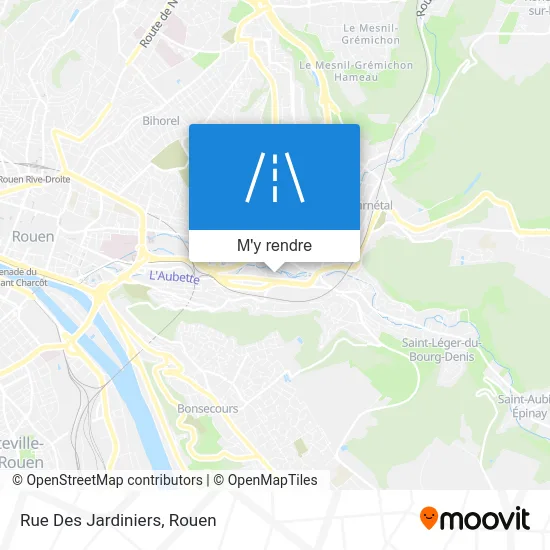 Rue Des Jardiniers plan