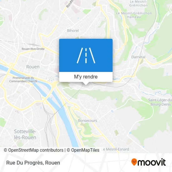 Rue Du Progrès plan