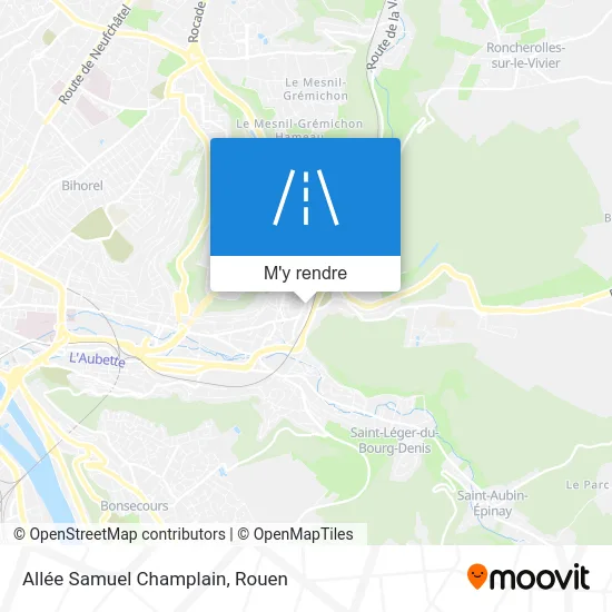 Allée Samuel Champlain plan