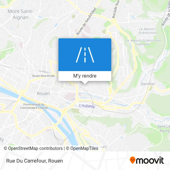 Rue Du Carrefour plan