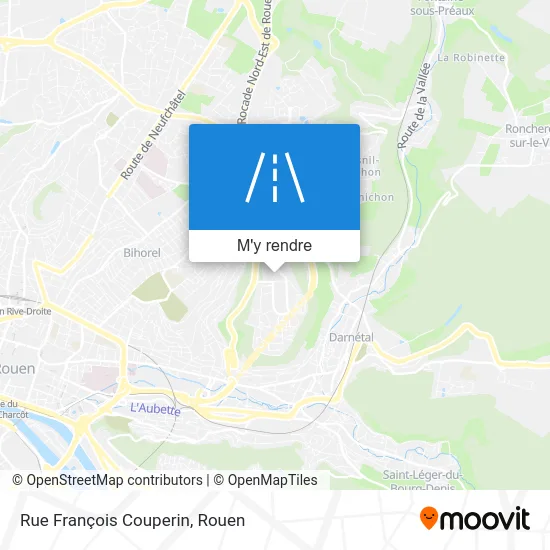 Rue François Couperin plan