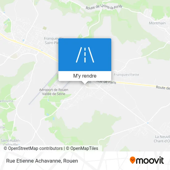 Rue Etienne Achavanne plan